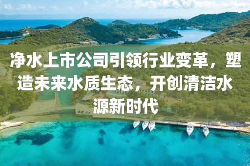 凈水上市公司引領(lǐng)行業(yè)變革，塑造未來水質(zhì)生態(tài)，開創(chuàng)清潔水源新時代