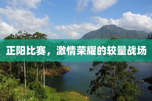 正陽(yáng)比賽，激情榮耀的較量戰(zhàn)場(chǎng)