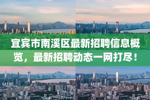 宜賓市南溪區(qū)最新招聘信息概覽，最新招聘動(dòng)態(tài)一網(wǎng)打盡！