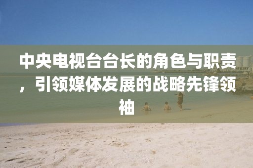 中央電視臺臺長的角色與職責(zé)，引領(lǐng)媒體發(fā)展的戰(zhàn)略先鋒領(lǐng)袖