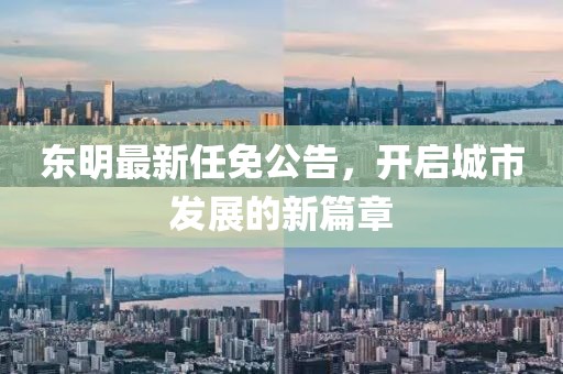 東明最新任免公告，開啟城市發(fā)展的新篇章