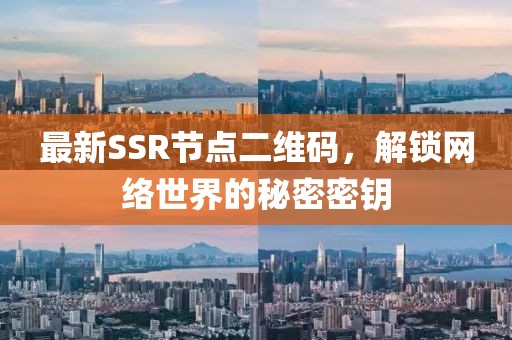 最新SSR節(jié)點二維碼，解鎖網絡世界的秘密密鑰