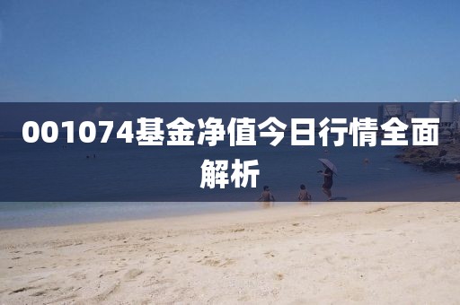 001074基金凈值今日行情全面解析